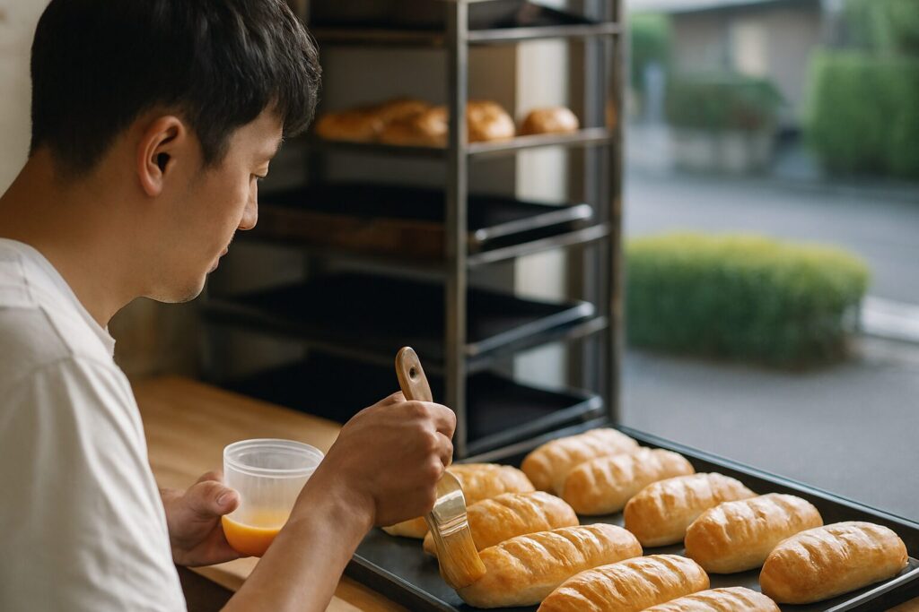 ドリュールとは 艶出し卵液で輝くパン