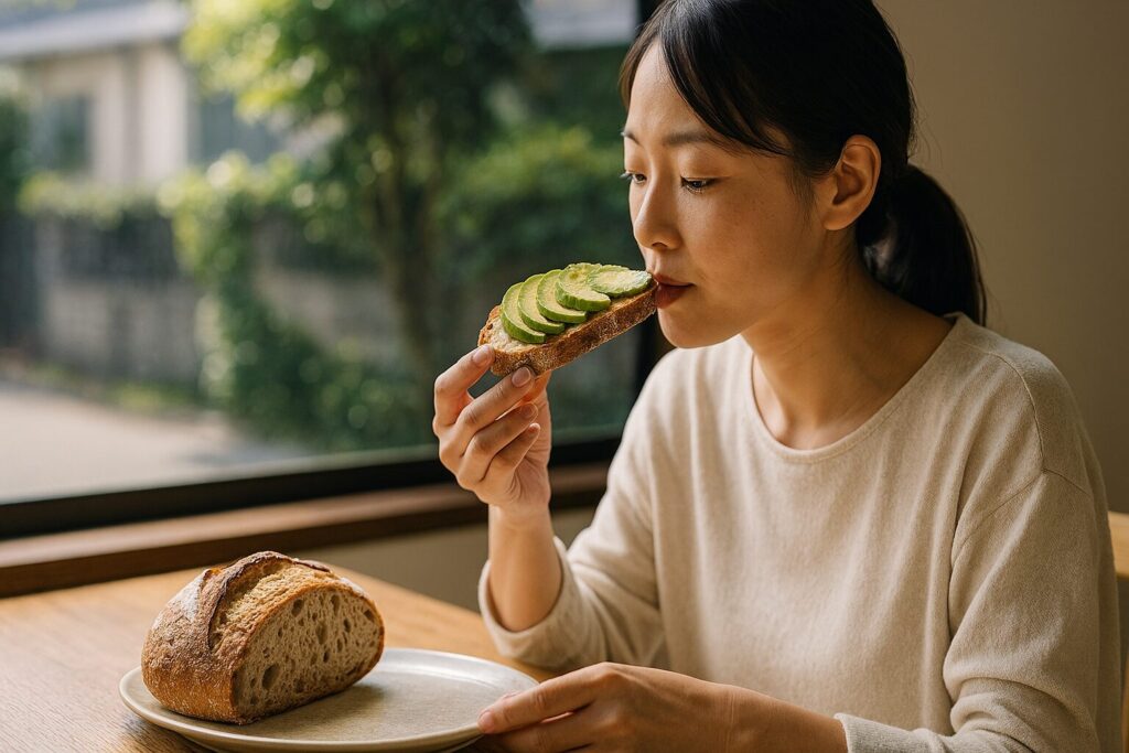 カンパーニュ アボカドのトースト