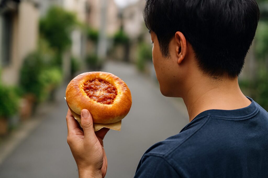 ミートソースパンの基本レシピをイメージした料理写真