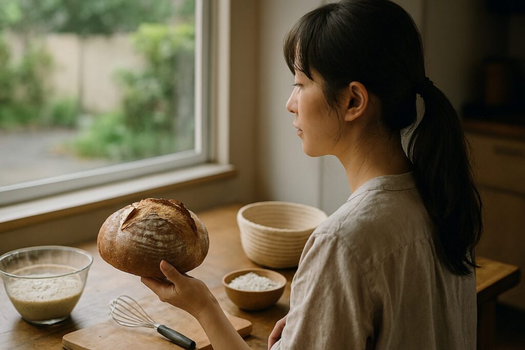 自家製酵母パンの基本工程と発酵のコツを解説する図解