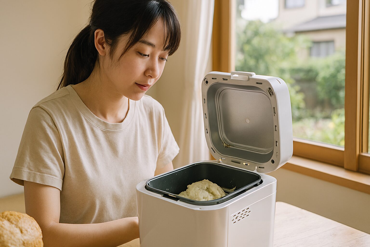 ホームベーカリーこねるだけで簡単パン作り