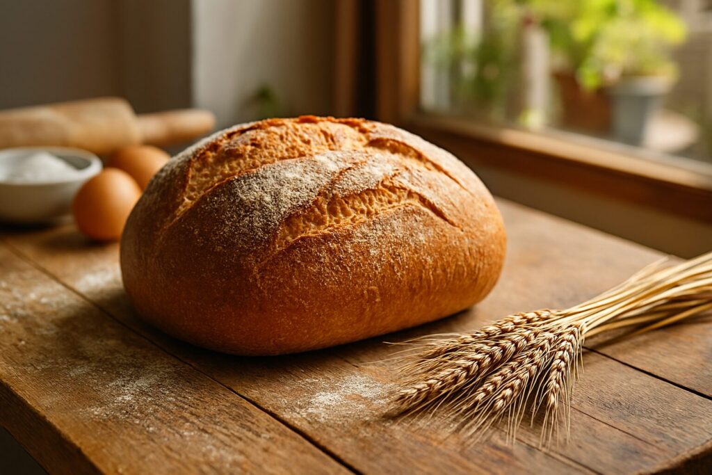 パンのメリットを感じる焼き立てバゲット