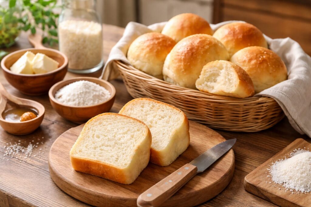 米粉だけで作る簡単なパン