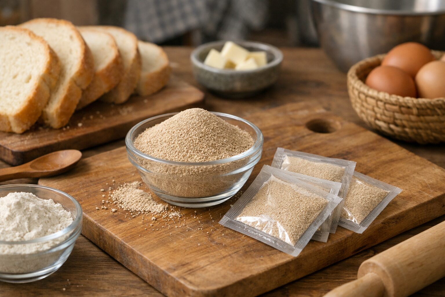 100均のドライイーストの様子