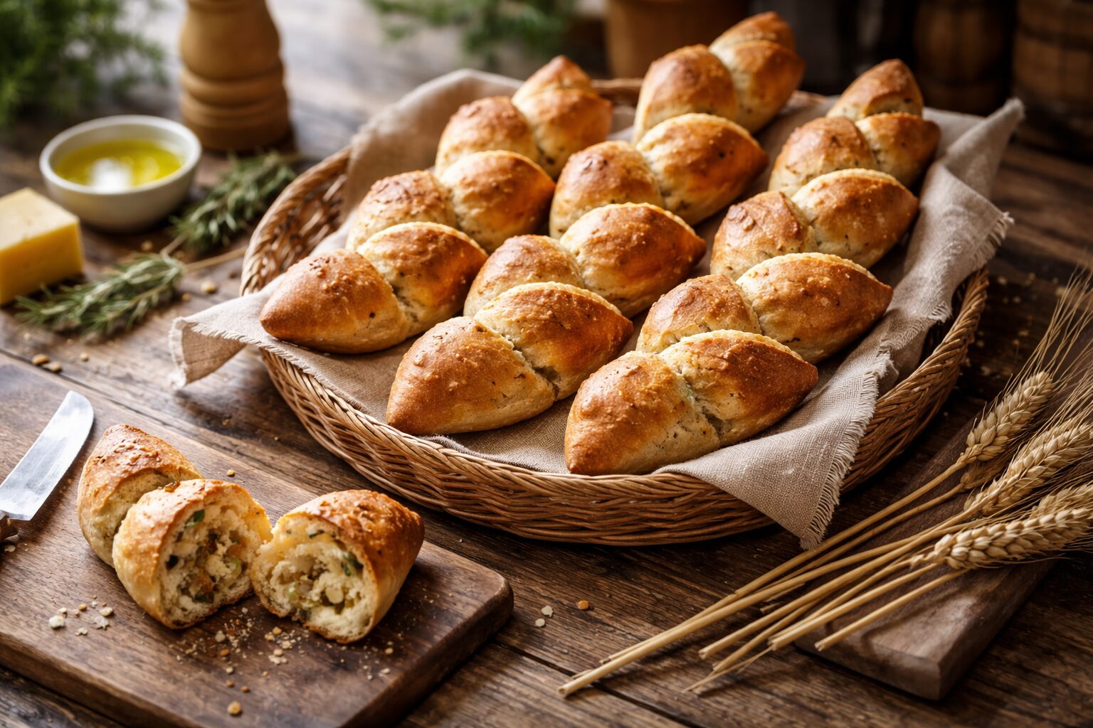 ベーコン以外のエピパンの焼き上がり