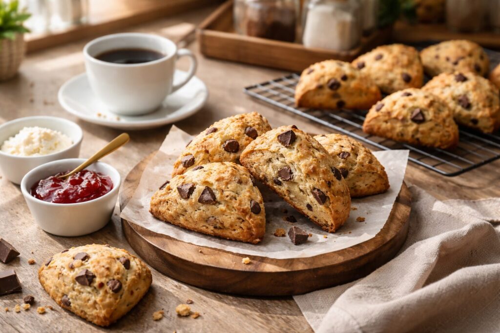 簡単スタバ風の焼きたてスコーン