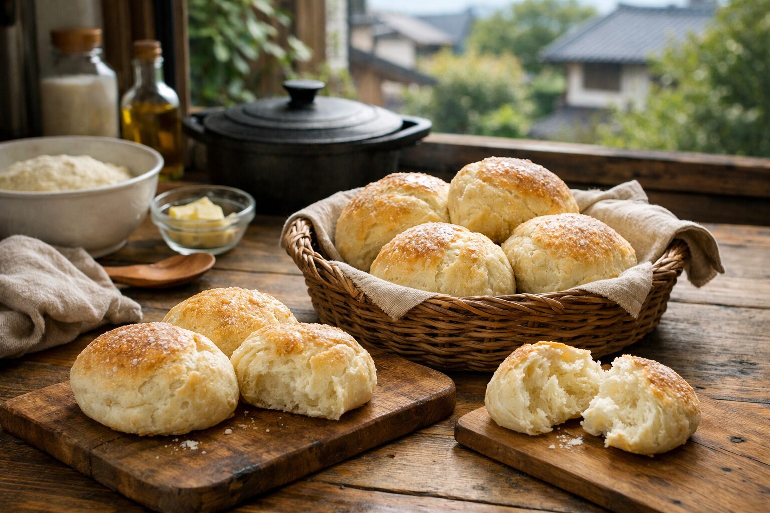 オーバーナイトパンのふわふわ食感