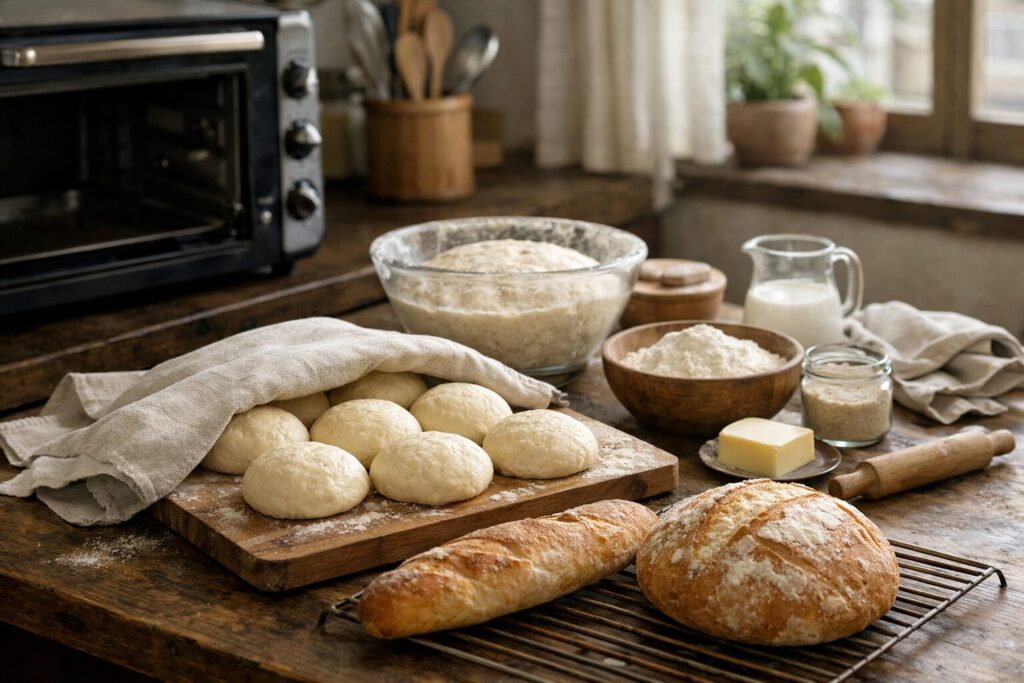 オーブン発酵機能がない時の生地発酵