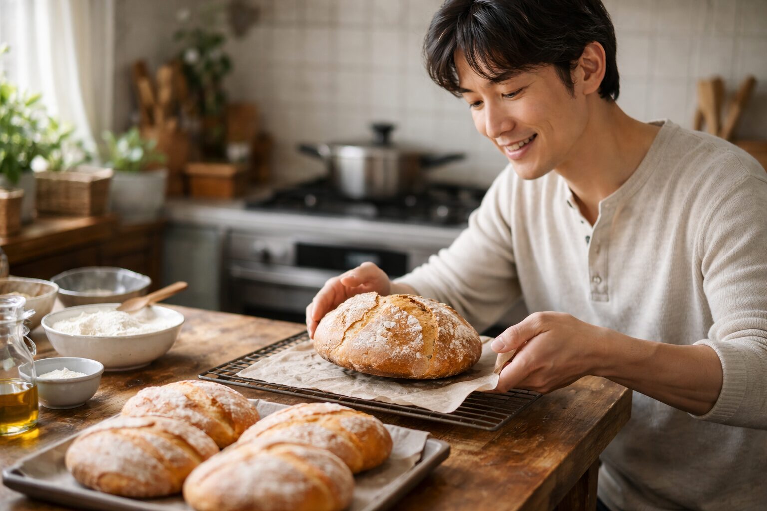 日本人男性が作る簡単リュスティック