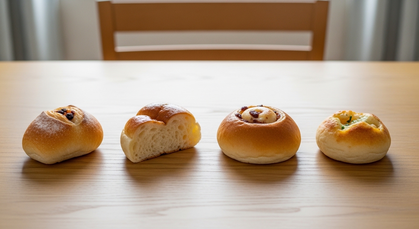 準強力粉と中力粉の特徴比較