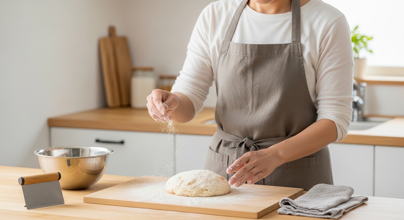 日本人女性が準強力粉の違いを説明