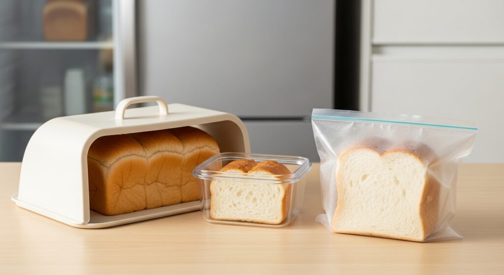 ベタベタして成形できないパン生地の状態