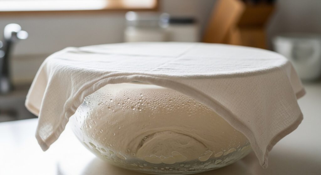 パンをこねすぎた状態の質感