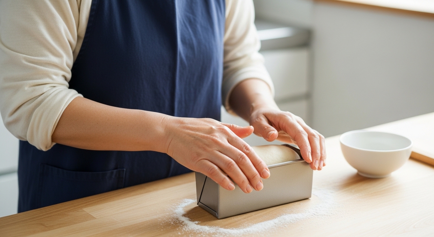 日本人女性が行うパン中種法の発酵工程