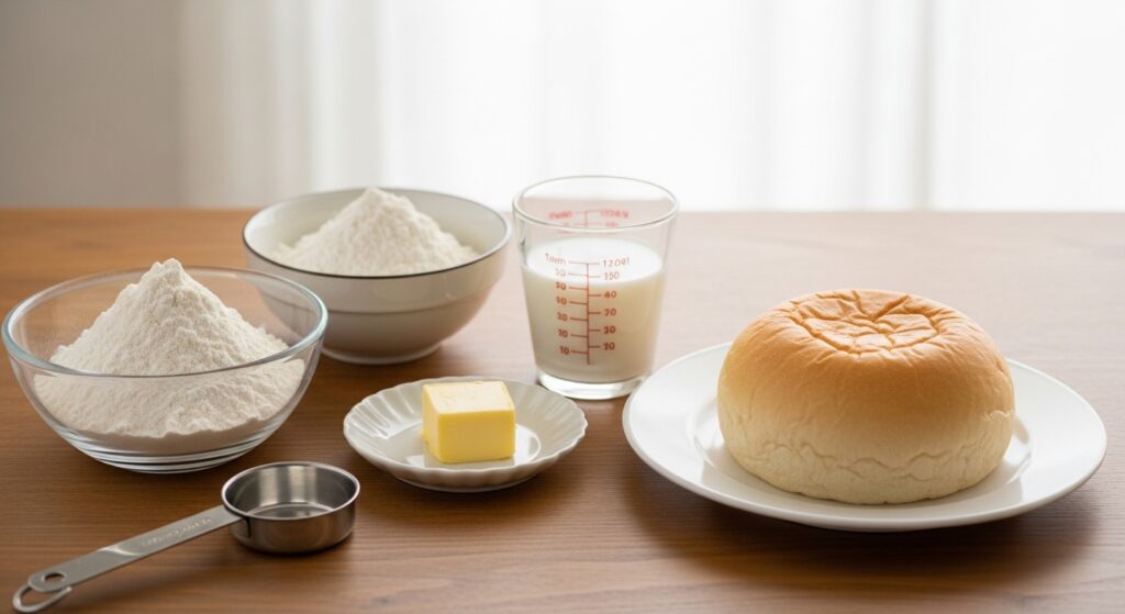 バターと砂糖で甘く柔らかい食パン断面