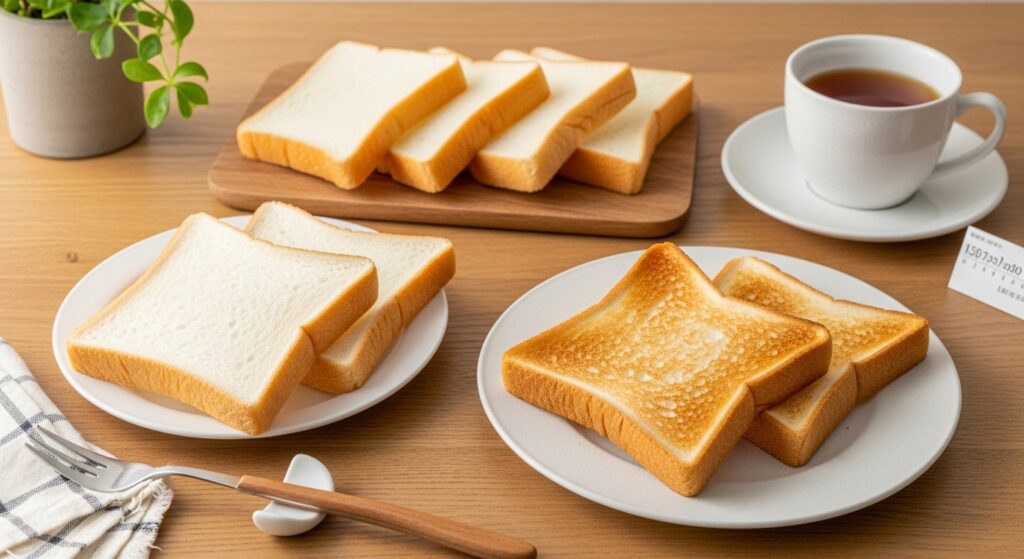 食パンの厚さ別焼き方とアレンジ例