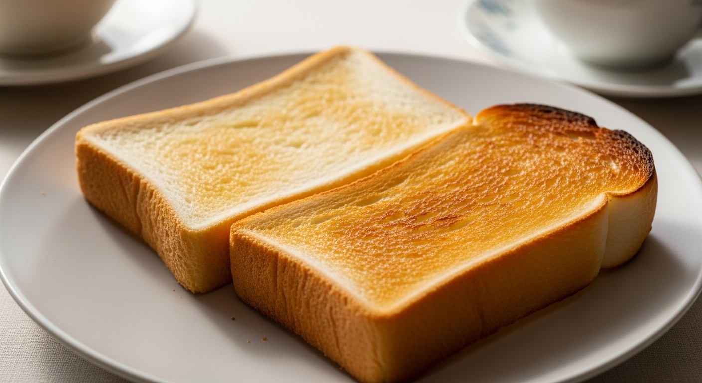 ヨーグルト酵母の保存瓶や焼きたてパンが並び、発酵から保存までの流れを感じるキッチン風景
