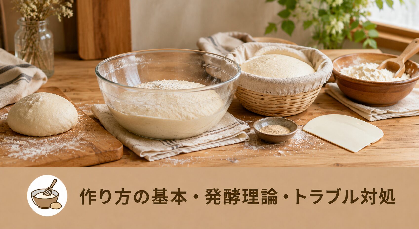 作り方の基本・発酵理論・トラブル対処（初心者含む）