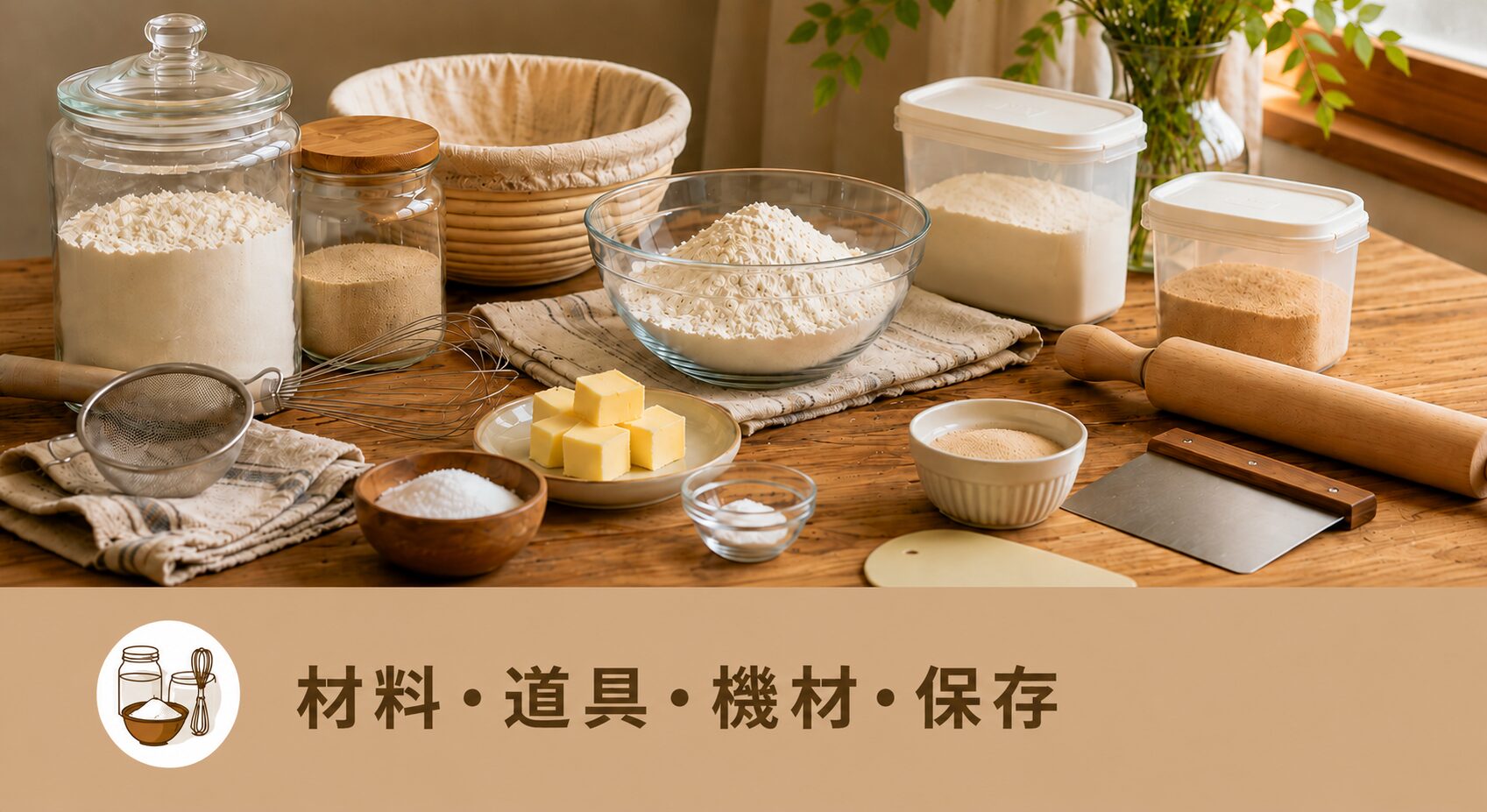 材料・道具・機材・保存