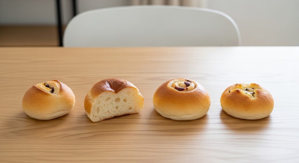 キルシュワッサーを使ったパン生地の香りづけと焼き上がりの風味を引き立てる製パンシーン