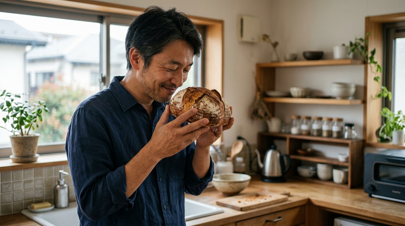 巻いて成形する工程を表すイメージ画像