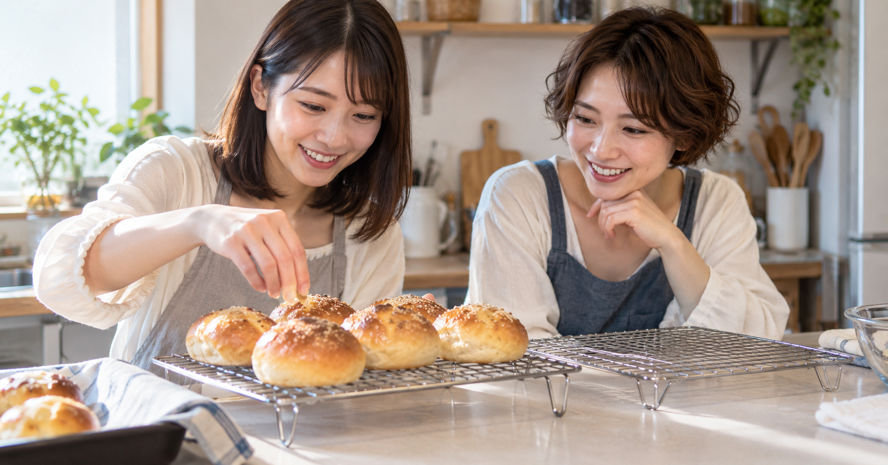 パン作りのバター代用品を表すイメージ画像