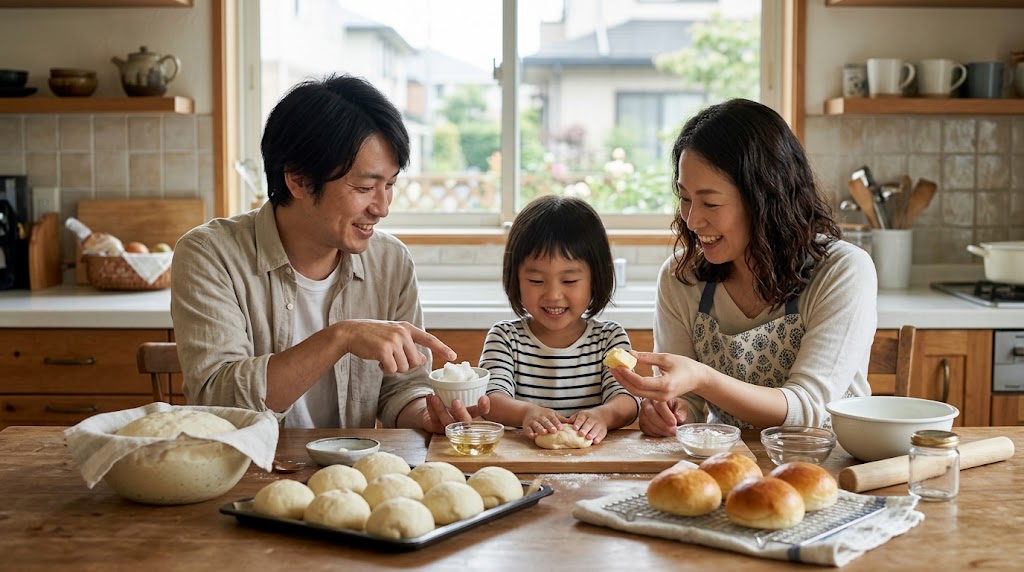 ショートニングの代用品を選ぶ様子を表すイメージ画像